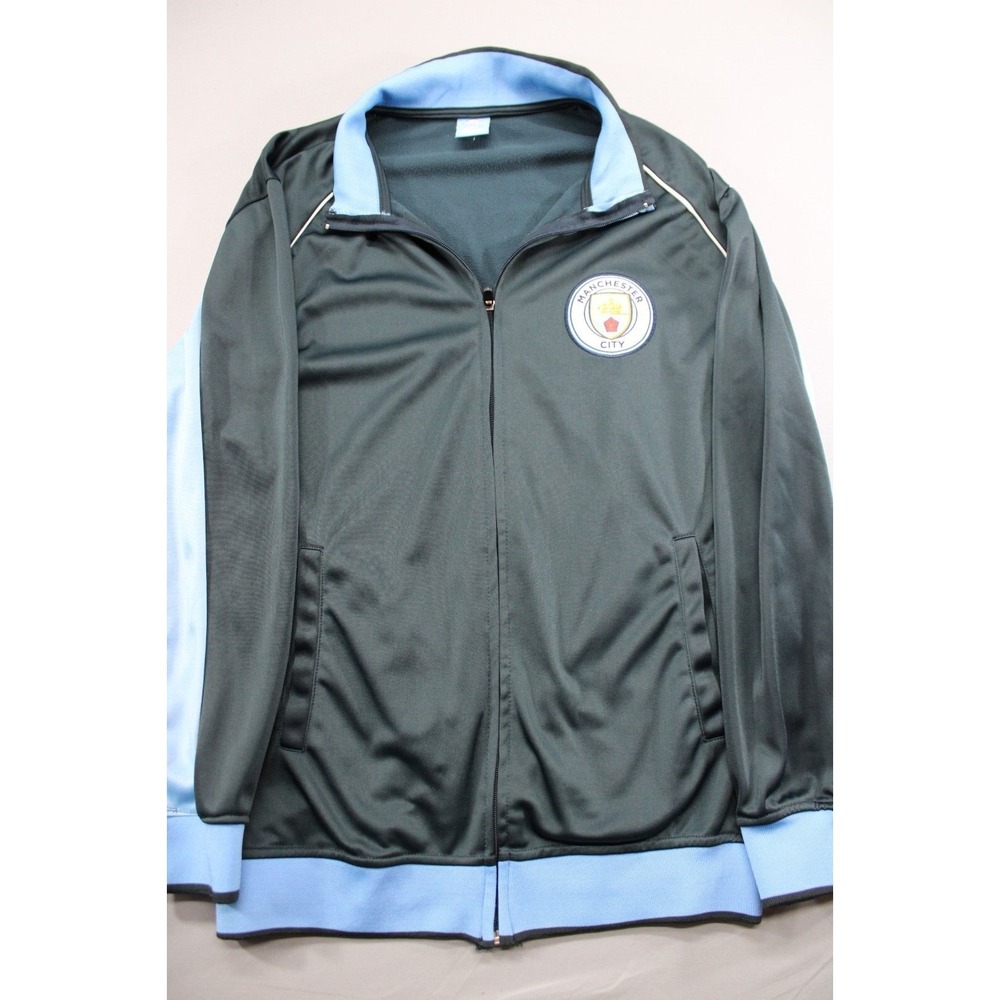 Manchester City Soccer Jacket EURO Full Zip Size Medium